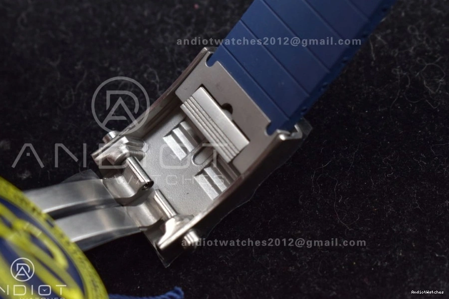 Cozy White Rubber on 1:1 Best BLSF Automatic SuperOcean 42 Dial A Blue Strap 1162 SS Edition 0517